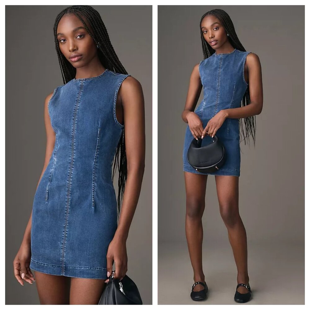 Reformation Kendi Denim Mini Dress
